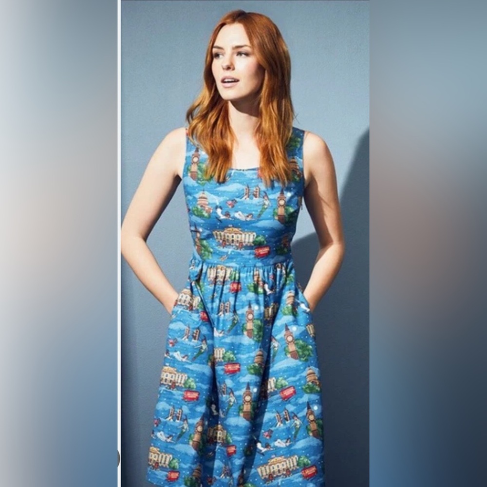 Cath Kidston Peter Pan London Dress NWT Disney